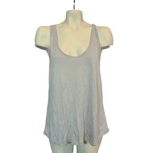 Nux GREY Kai Drapey Racerback Tank Top Size Large